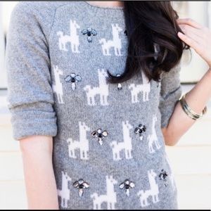 J. Crew Llama Sweater